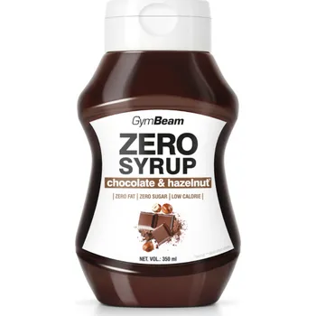 Fitness strava ZERO SIRUP čokoláda a lískový oříšek - GymBeam Balení (ml): 6 x 350 ml