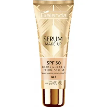 Pleťové sérum Bielenda Sérum Make-Up fluid+sérum na obličej pro korekci SPF 50 č. 3