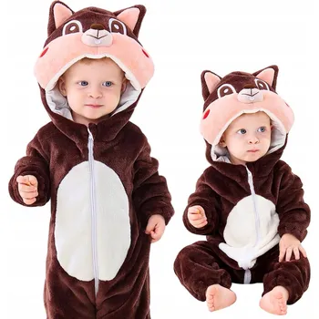 Karnevalový kostým Pyžamo Onesie Kostým Overal Veverka Kojenec 110: 90-95 cm