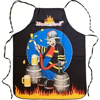 Kuchyňská zástěra Zástěra na vaření bavlněná - Hasím žízeň
