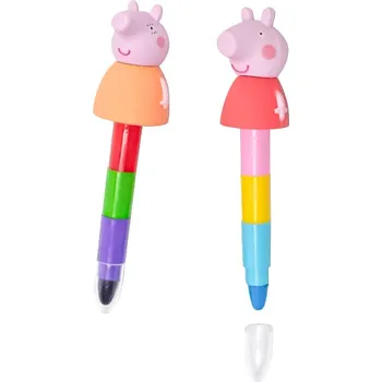 HASBRO Stohovatelné voskovky Prasátko Peppa 1ks (mix)