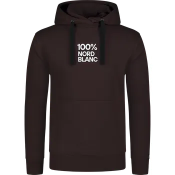 Pánská mikina Pánská mikina NORDBLANC VORTEX NBSMS8222 TMAVĚ HNĚDÁ M
