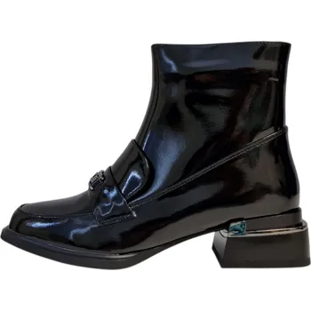 Dámské kozačky Ladies dámské kotníkové boty AZLW2530 černé Velikost: 39