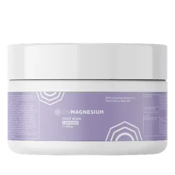Péče o nohy ŐsiMagnesium Hořčíková lázeň na nohy s vůní LEVANDULE 450g