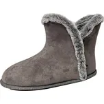 Vysoké bačkory s umělou kožešinou Isotoner® šedá 39