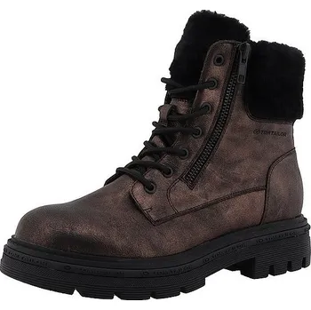 Dámská obuv TOM TAILOR dámská kotníková obuv 8490120004 bronze 40