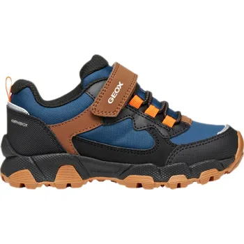 Dívčí obuv Dětské tenisky Geox J MAGNETAR B.B ABX B 34 Modrá, Černá, Hnědá