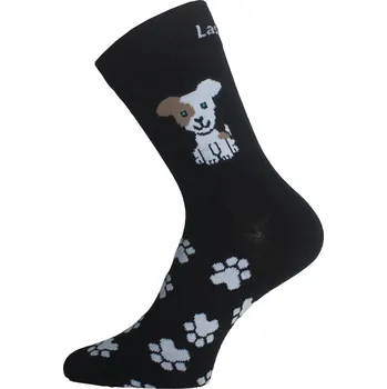 Pánské ponožky Lasting funkční ponožky VP2 černé - Černá 901 / (38-41) M / Černá