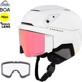 Helma na snowboard Oakley MOD7 white | prizm rose gold iridium+prizm clear S (51-55 CM) 2026 - Odesíláme do 24 hodin