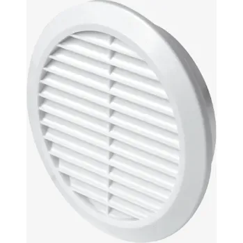 Větrací mřížka Mřížka větrací kruhová bez síťoviny Ø 125 / 110 mm bílá