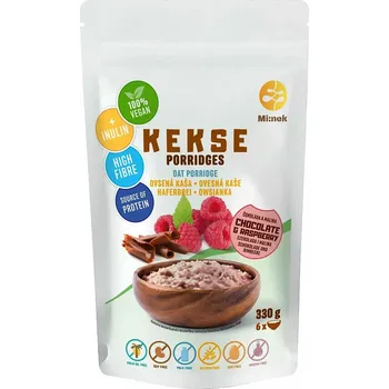 Dětská kaše Kekse Ovesná kaše čokoláda a malina bezlepková 330 g