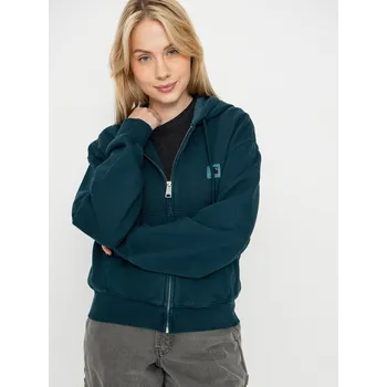 Dámské oblečení Carhartt WIP Nelson ZHD (deep lagoon/garment dyed) XS, modrá