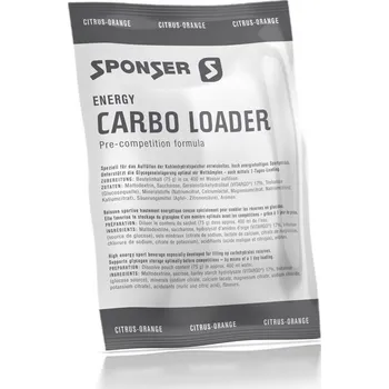 Iontový nápoj SPONSER CARBO LOADER - Doplnění zásob glykogenu Příchuť: Citrus-Orange, Váha: 75g
