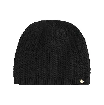 Čepice Sada čepice a šál LAUREN RALPH LAUREN 454P04471001 Černá OS