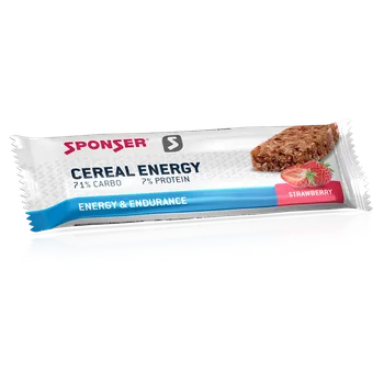SPONSER CEREAL ENERGY PLUS BAR 40 g - Cereální tyčinka Příchuť: Jahoda