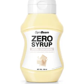 Fitness strava ZERO SIRUP bílá čokoláda - GymBeam Balení (ml): 6 x 350 ml