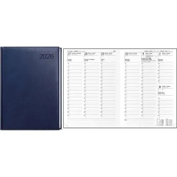 Diář Diář Tomáš, týdenní, A4, vivella, modrý 2026