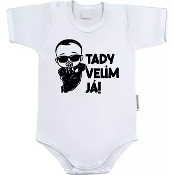 Kojenecký body Dětské body s krátkým rukávem Tady velím já