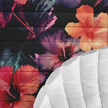 Prošívaná šusťákovina tropická vášeň