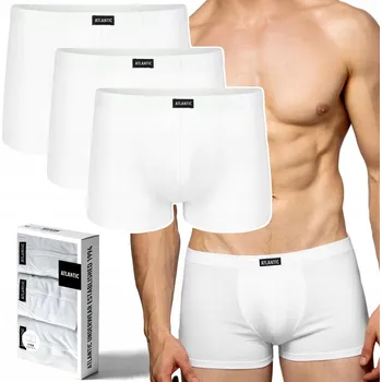 Pánské spodní prádlo ATLANTIC 3BMH-007 pánské boxerky 3-pack - XXL