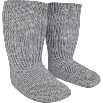 Dětské merino 95% ponožky RIPE šedé MUFFIN MODE Velikost: 23-26