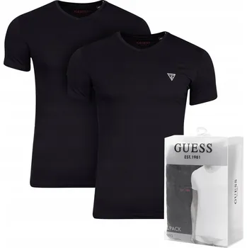 Pánské tričko Pánské tričko Guess černé slim fit originální velikost L