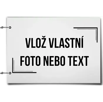 Fotoalbum Plexi album se sponami s vlastním potiskem