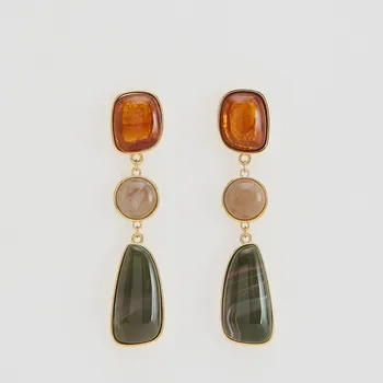 Náušnice Reserved - Visací náušnice - vícebarevná - 453FD-MLC - 453FD-MLC-ONE