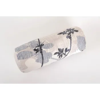 Dekorativní polštářek Dekorační válec - duté vlákno délka 40x15 cm - béžové větvičky