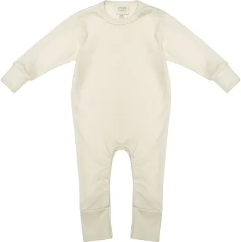 Kojenecký overall MUFFIN MODE Rostoucí celoroční Merino overal pro miminko CLOUDY CREAM Velikost: 80/86