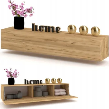Komoda Závěsná horizontální skříňka RTV Komoda Vitrína SIMPLY Craft 120