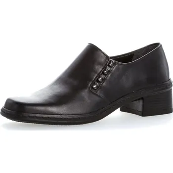 Dámská obuv Dámské kožené polobotky 04.443.27 Gabor černé Barva: black, Velikost: 37