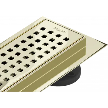 Mexen Flat M08 lineární odtok 70 cm, zlatý - 1525070-15 Lineární podlahové odtoky