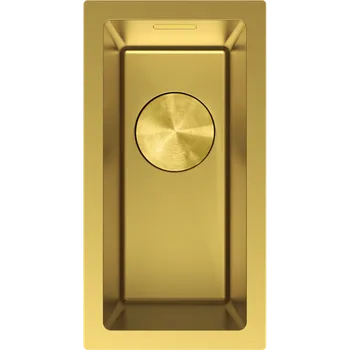 Granitový dřez Mexen Trixo dřez ocelový 1-komorový 230 x 440 mm, zlatý - 6411221000-55 Ocelové dřezy