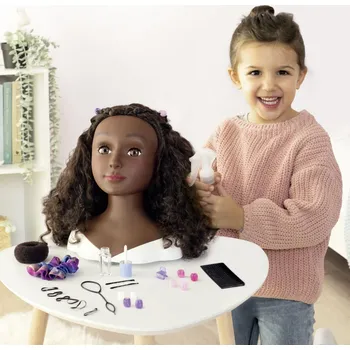 Panenka Smoby My Beauty Česací hlava Afro