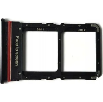 Pouzdro na mobilní telefon Šuplík, zásuvka, držák SIM karty dual SIM pro Xiaomi Mi 10 Lite M2002J9G, šedá