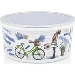 Metalac Provance, smaltovaná miska s plastovým víčkem 20 cm, 2,5 l