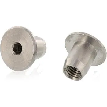 Matice Matice spojovací, plochá hlava M 5x 9 nerez 1.4305