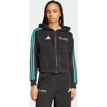 ADIDAS Mikina Mercedes - AMG PETRONAS FORMULA ONE TEAM DNA L BÍLÁ|ČERNÁ