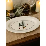Sinsay - Keramický talíř s vánočním motivem - bílá - 500GI-00X - 500GI-00X-ONE