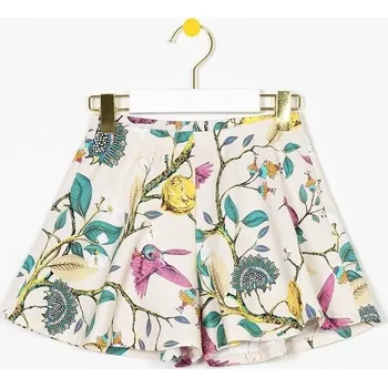 MUFFIN MODE Dívčí bavlněné šortky s květinovým vzorem “MAGIC GARDEN”, béžové vícebarevné Velikost: 98/104