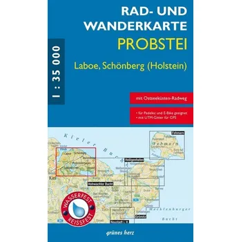 Rad- und Wanderkarte Probstei, Laboe, Schönberg (Holstein)