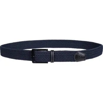 Jezdecké kalhoty Pánský elastický opasek HKM Liam, tmavě modrá, 105 cm