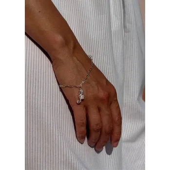 Souprava šperků NO MORE SEA HORSE BRACELET SILVER