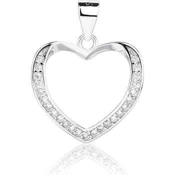 Přívěsek NUBIS® Stříbrný přívěšek srdíčko - NB-4612