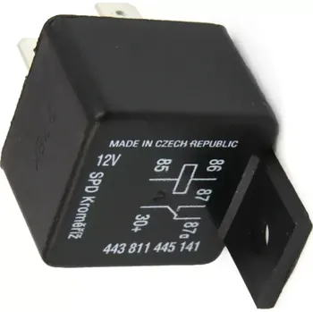 Relé CZ Relé přepínací 12V/30A 5x konektor | 53.350.937; 83.355.952 | AGROAD