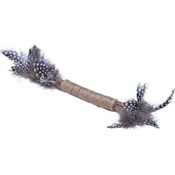 Hračka pro kočku Hračka cat Quapas! konopí peří Hůlka A.K.