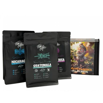 Nápoj Fixi Coffee Střední Amerika – Malá cesta zrnková 3x100 g