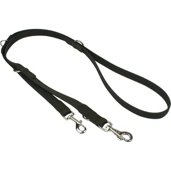 Vodítko pro psa BAFPET Přepínací vodítka BAVLNA Barva: Černá, Rozměr: 25mm x 240cm 18308