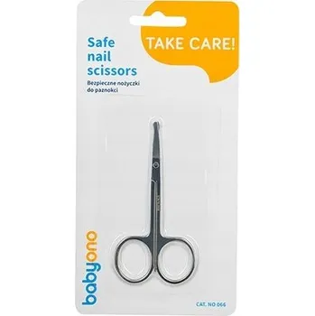 Nůžky na nehty a kůžičku Nůžky na nehty Babyono pro miminka a děti nerezová ocel
